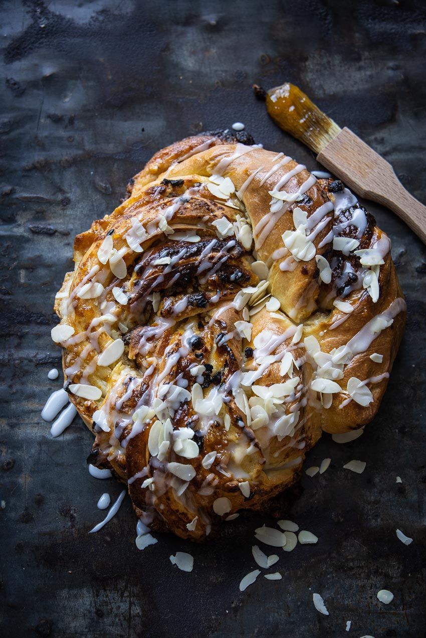 Couronne met abrikozen en marsepein